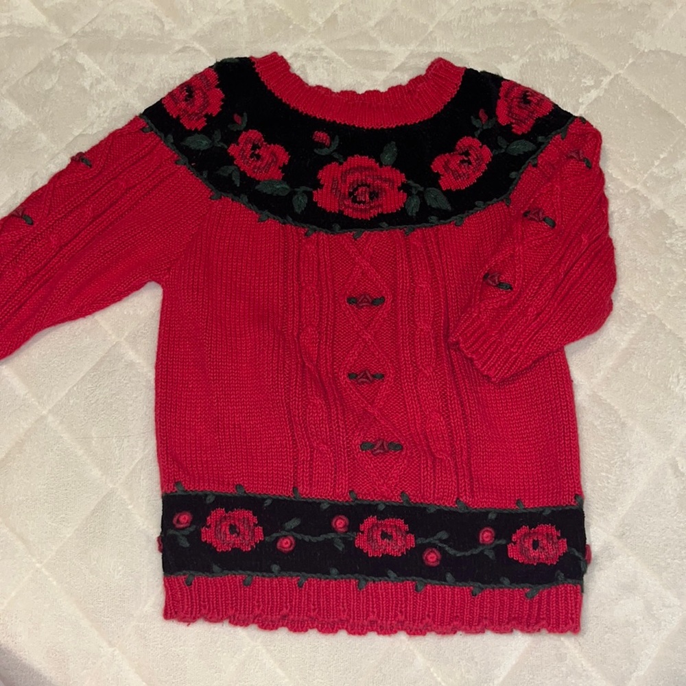 Hartstrings Girl Holiday Sweater